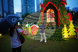 Indonesia Daily Life Holiday Lights