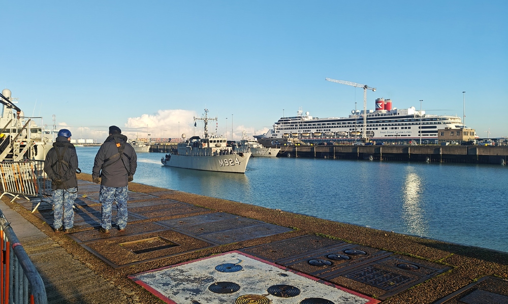 Белга: Белгийски миночистач се завърна в Зебрюге след мисия на НАТО в Балтийско море