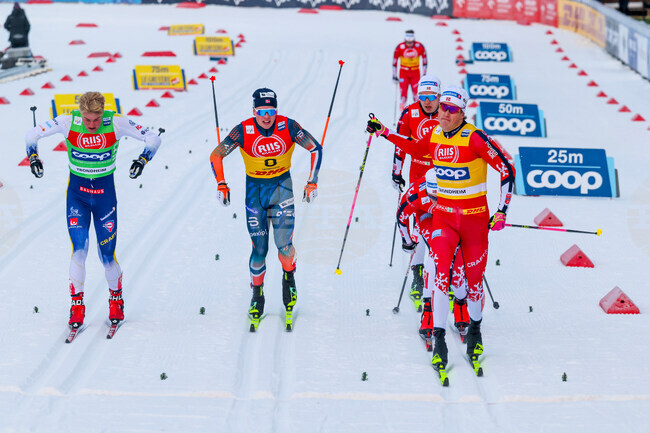 Петкратният олимпийски шампион Йоханес Клаебо записа победа номер 100 в кариерата си в Световната купа по ски бягане
