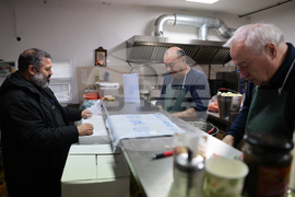 Благоевград - храм „Свети Николай“ - празник - подготовка