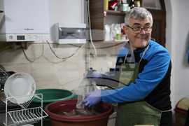 Благоевград - храм „Свети Николай“ - празник - подготовка