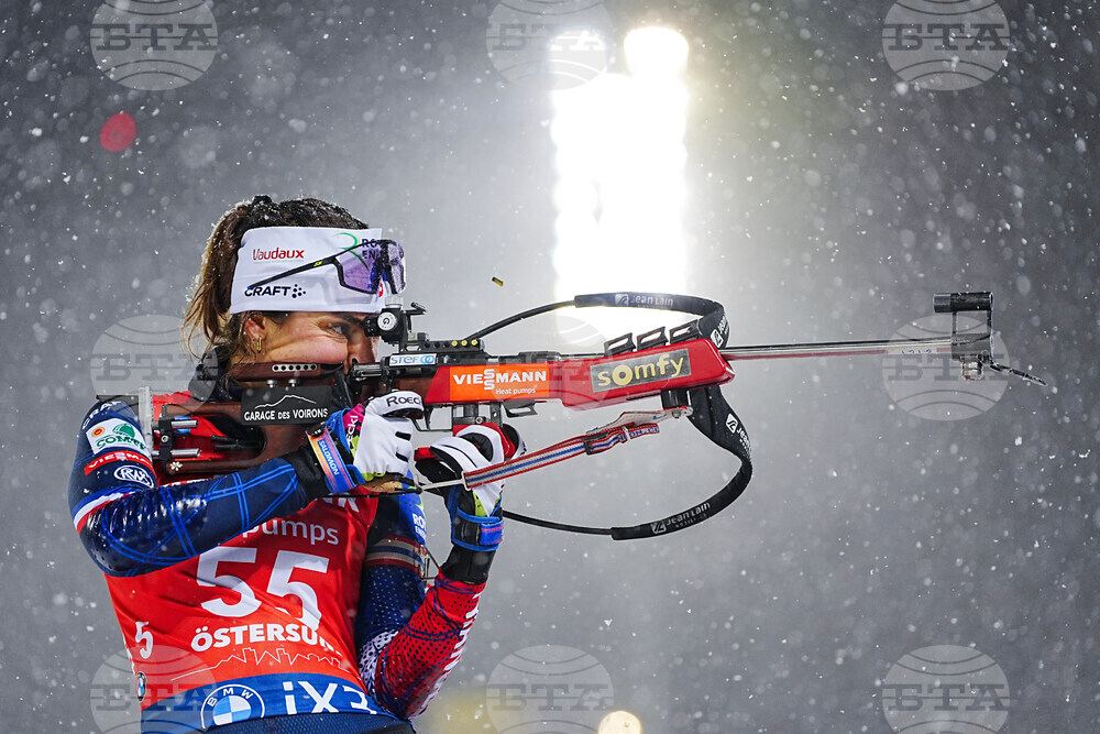 APTOPIX Sweden Biathlon