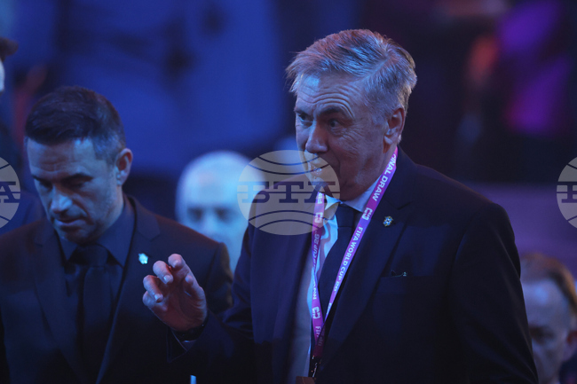 Карло Анчелоти присъства на двубоя на Реал Мадрид с Леванте