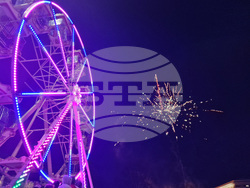 Перник - Коледeн базар - елха - празнични светлини