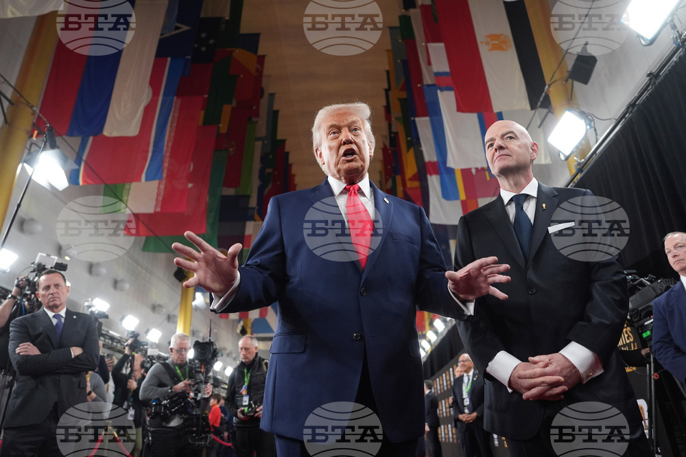 APTOPIX WCup Draw Soccer Trump
