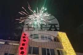 Търговище - коледна елха - светлини