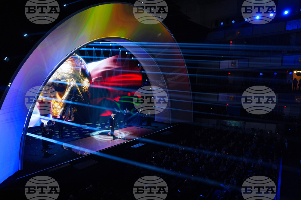 APTOPIX WCup Draw Soccer Trump