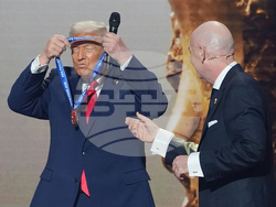 APTOPIX WCup Draw Soccer Trump