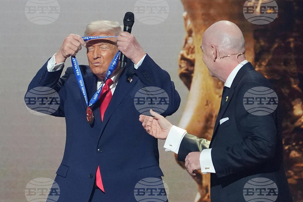 APTOPIX WCup Draw Soccer Trump