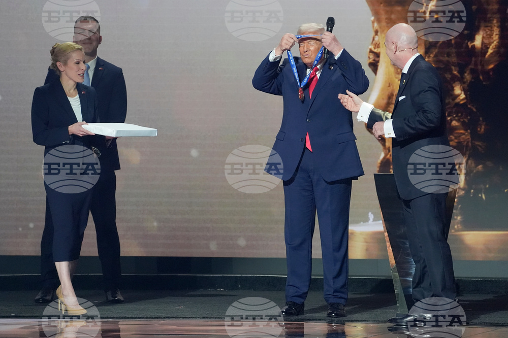 APTOPIX WCup Draw Soccer Trump