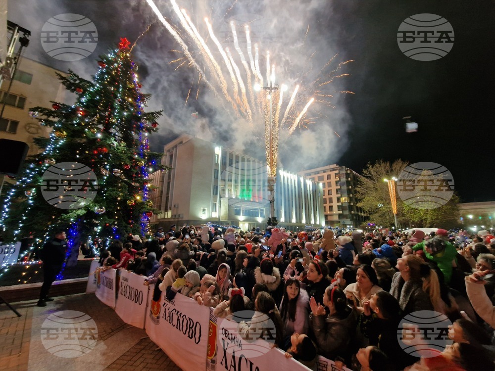 Хасково - Коледна елха - празнична украса
