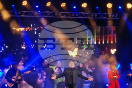 Пазарджик - коледна елха - празнични светлини