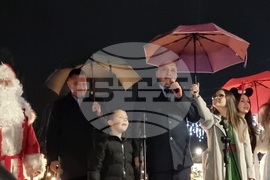 Кърджали - Коледна елха - празнични светлини