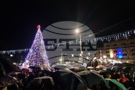 Кърджали - Коледна елха - празнични светлини