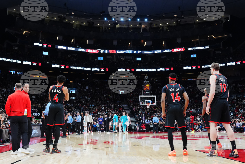 Hornets Raptors Basketball