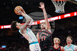 Hornets Raptors Basketball