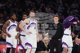 Jazz Knicks Basketball