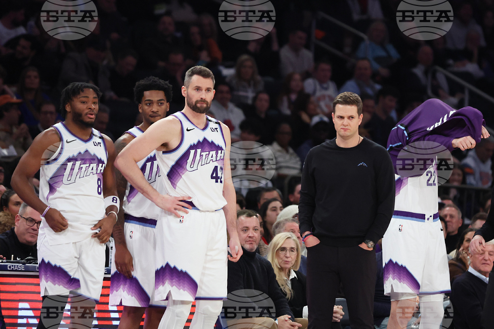 Jazz Knicks Basketball