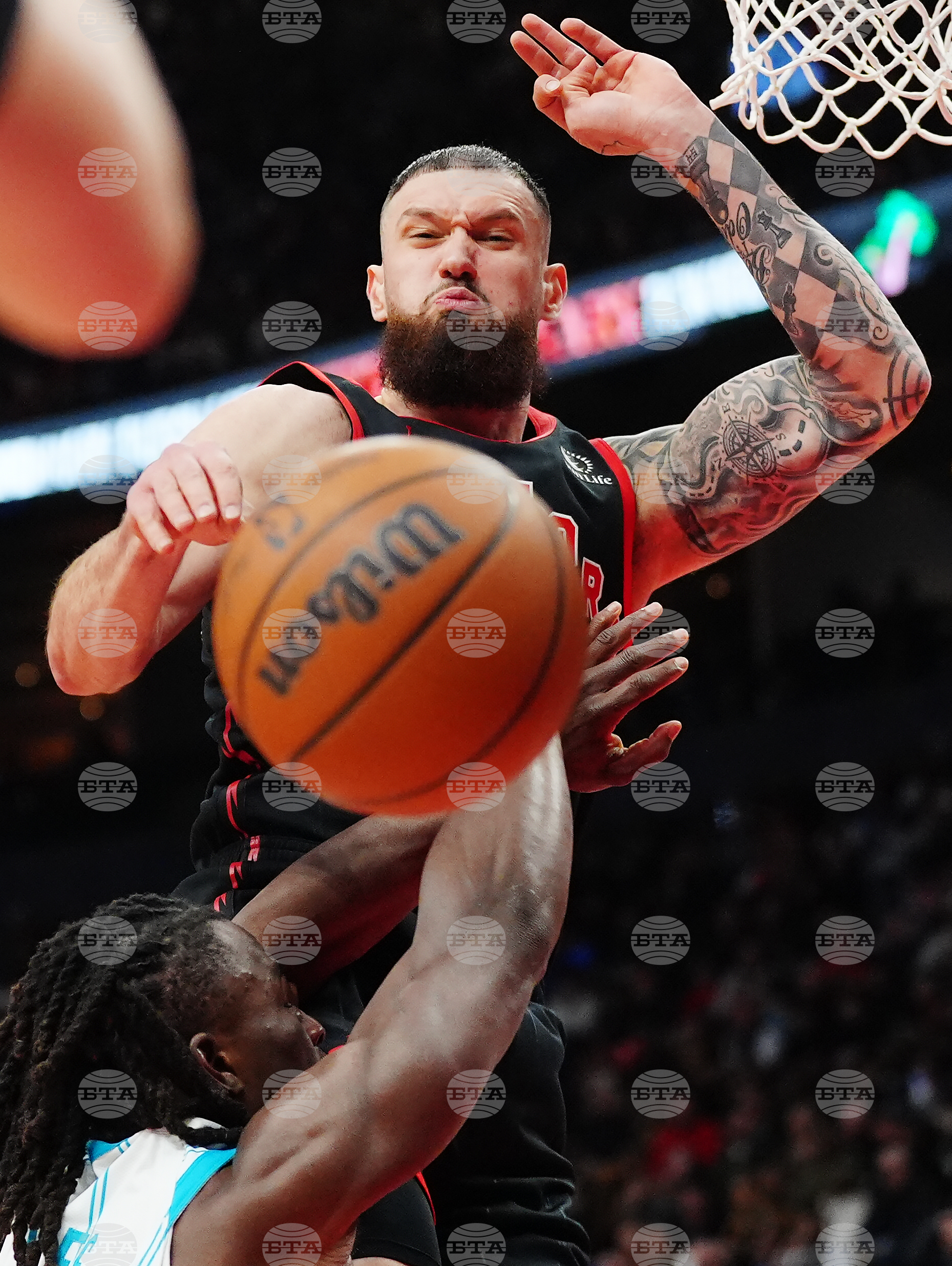 Hornets Raptors Basketball