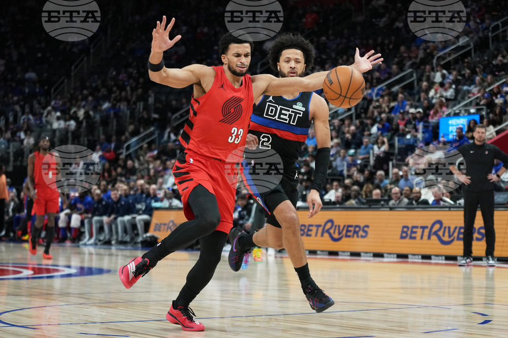 Trailblazers Pistons Basketball