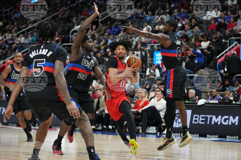 Trailblazers Pistons Basketball