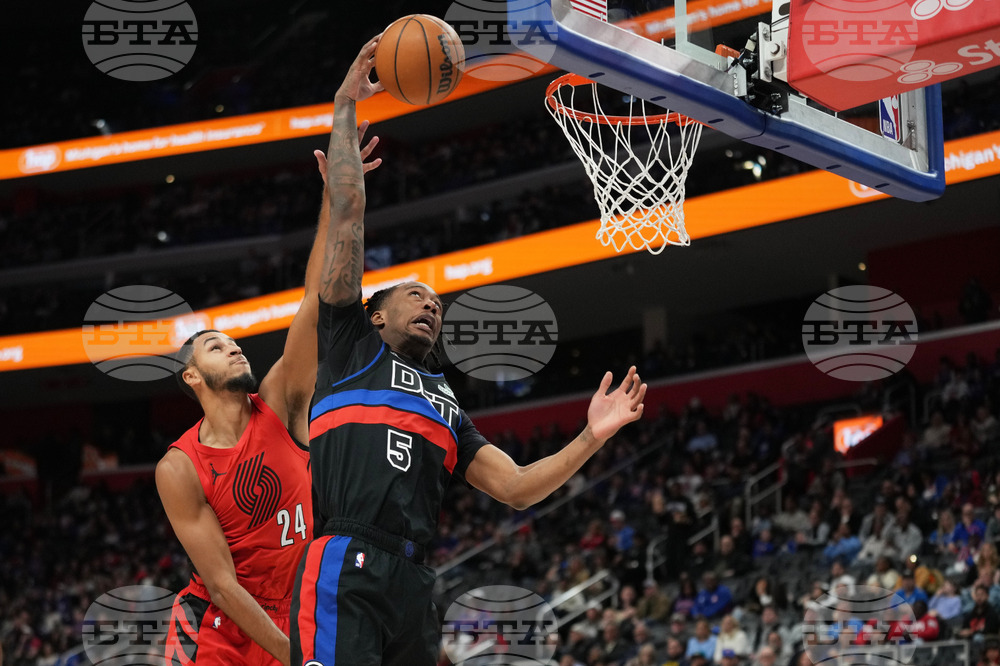 Trailblazers Pistons Basketball