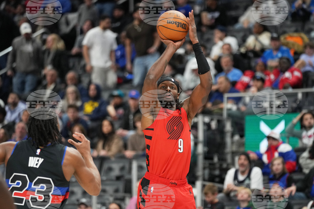 Trailblazers Pistons Basketball