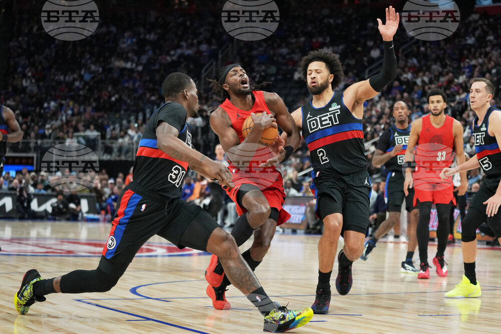 Trailblazers Pistons Basketball