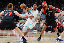 Hornets Raptors Basketball
