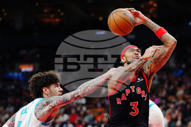 Hornets Raptors Basketball