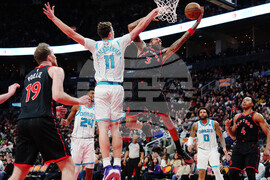 Hornets Raptors Basketball