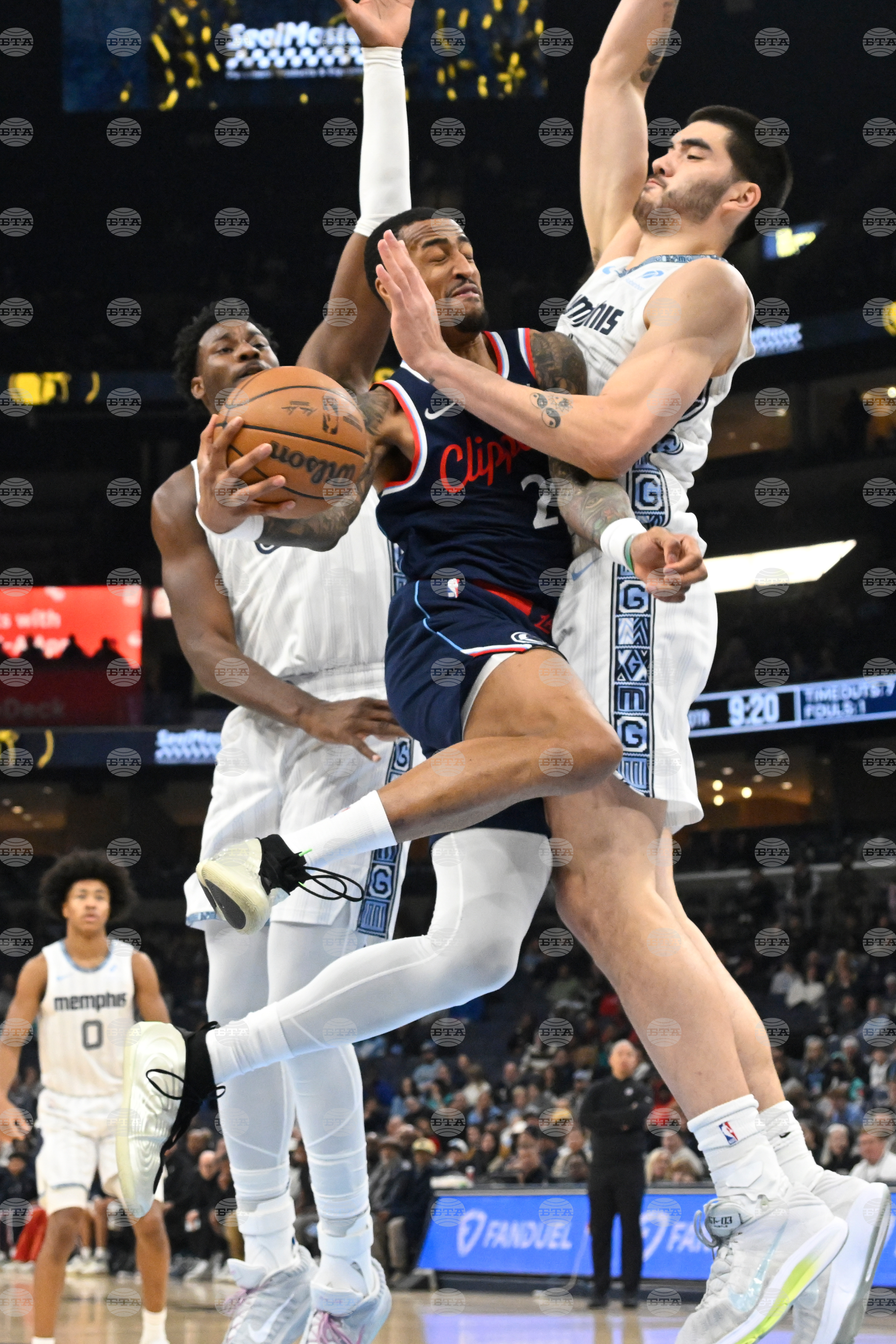 Clippers Grizzlies Basketball