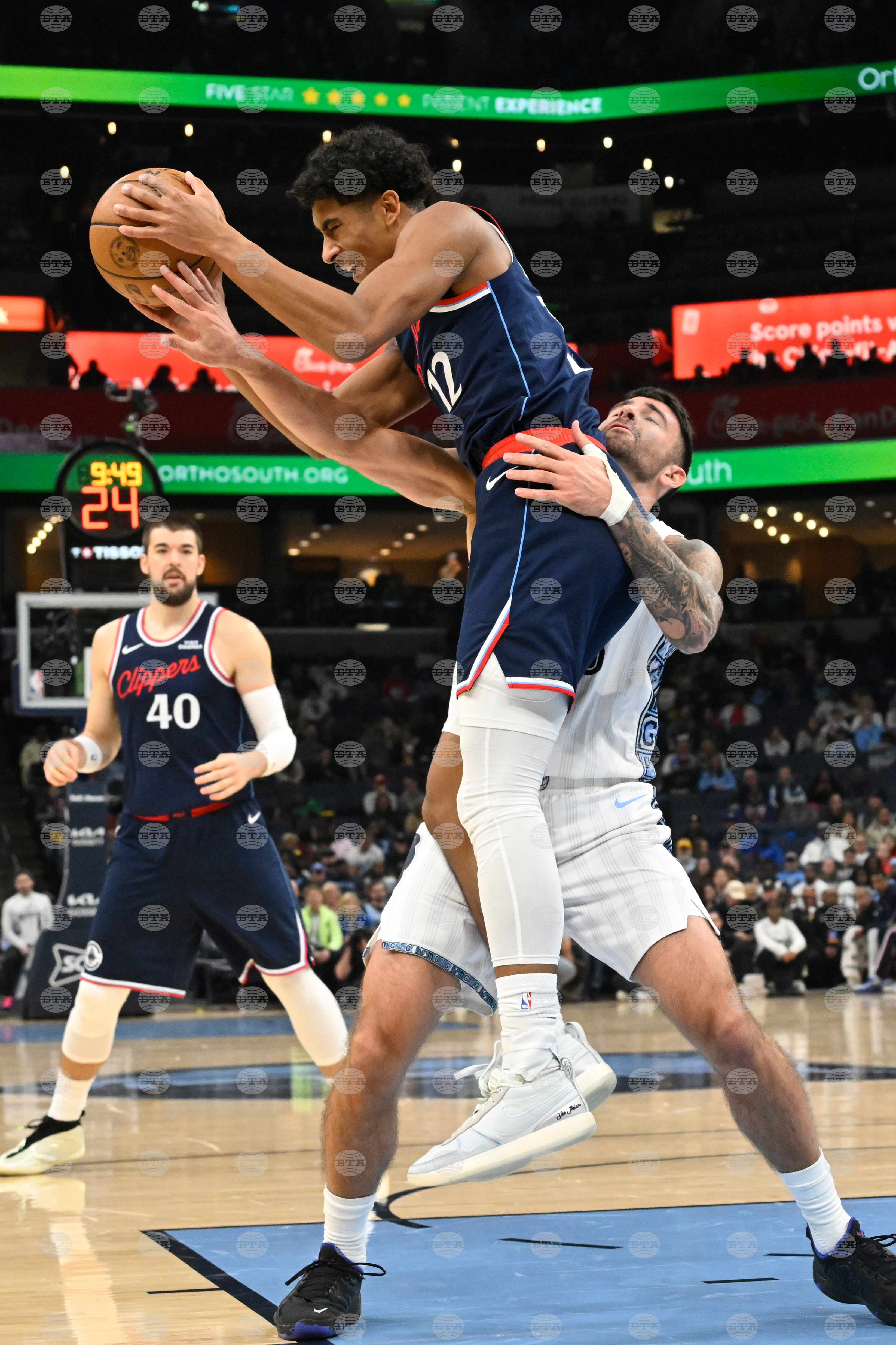 Clippers Grizzlies Basketball