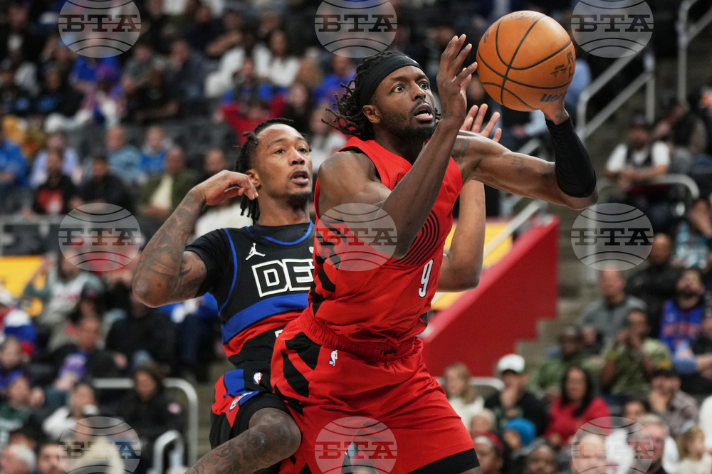 Trailblazers Pistons Basketball