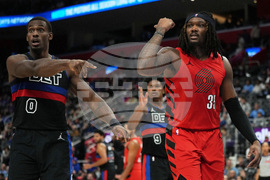 Trailblazers Pistons Basketball