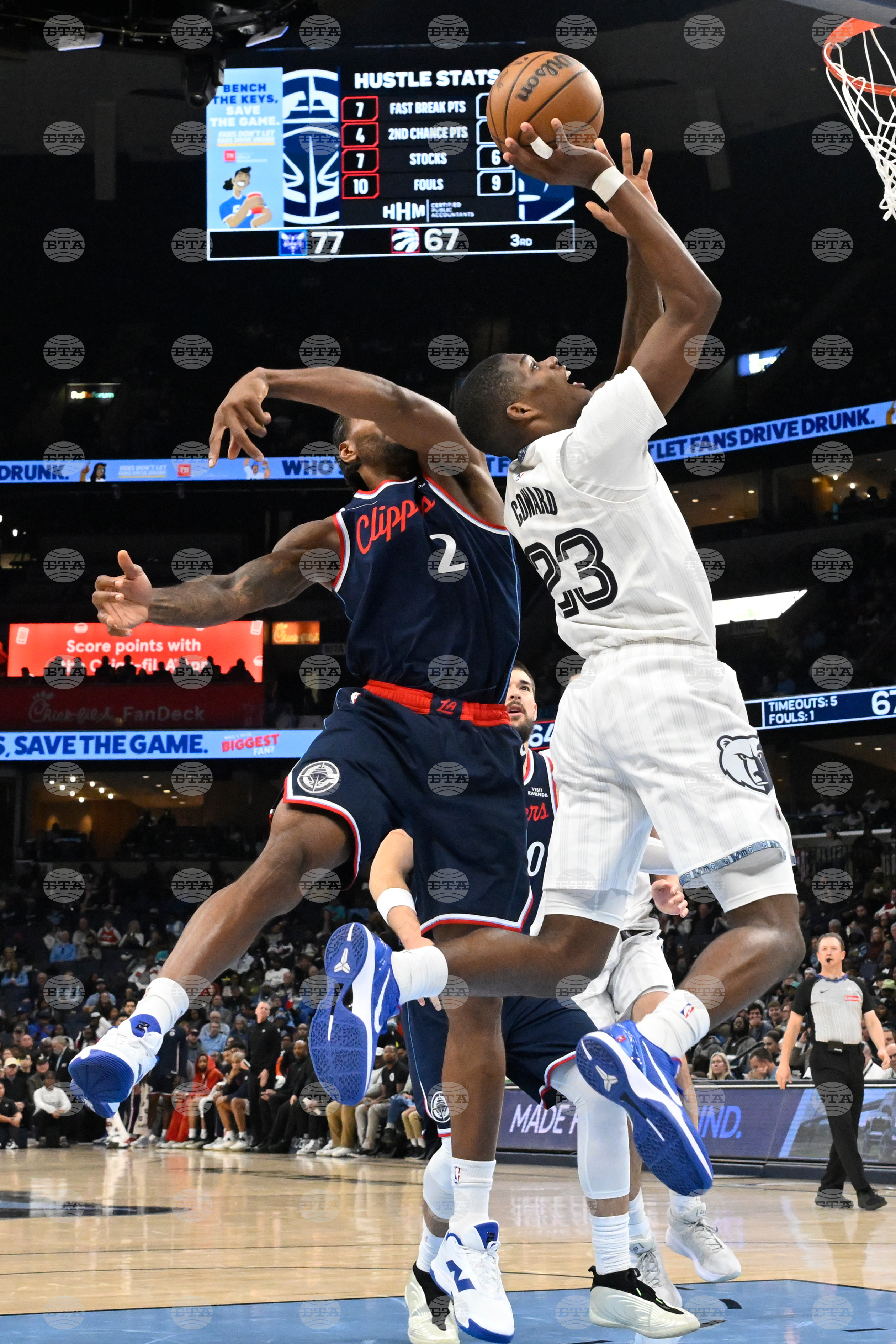 Clippers Grizzlies Basketball