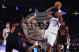 Jazz Knicks Basketball