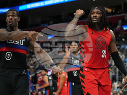 Trail Blazers Pistons Basketball