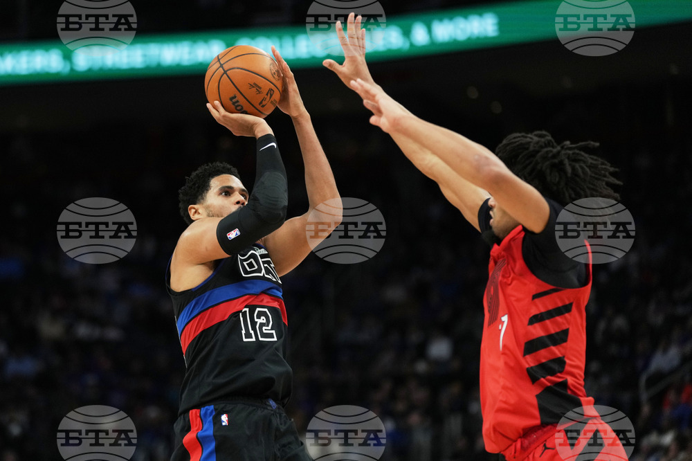 Trail Blazers Pistons Basketball