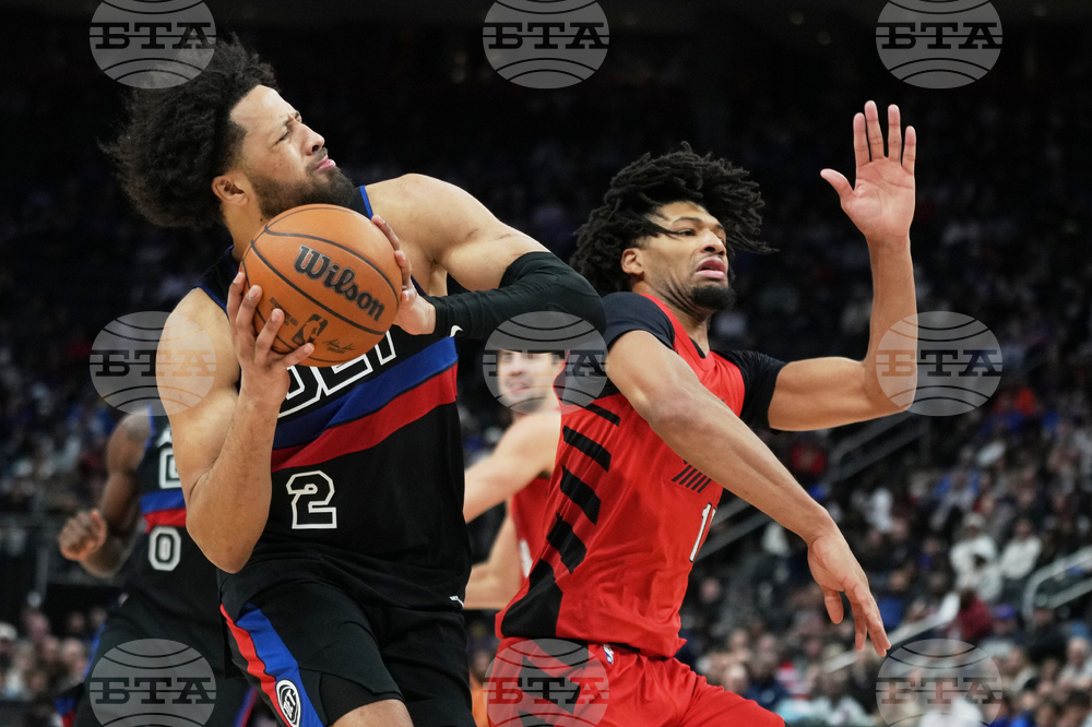 Trail Blazers Pistons Basketball