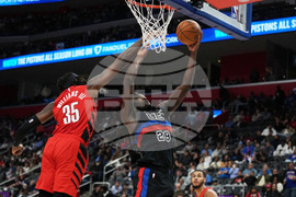 Trail Blazers Pistons Basketball