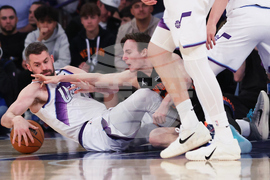 Jazz Knicks Basketball