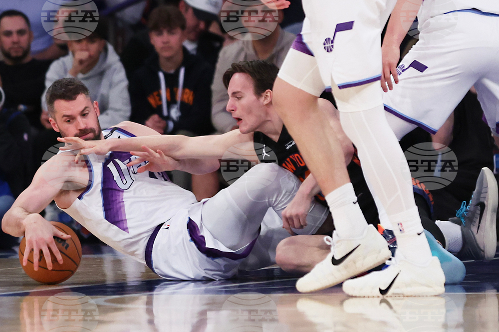 Jazz Knicks Basketball