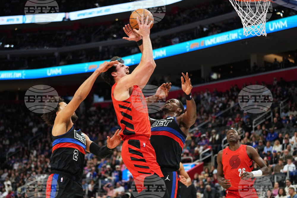 Trail Blazers Pistons Basketball