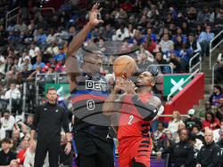 Trail Blazers Pistons Basketball