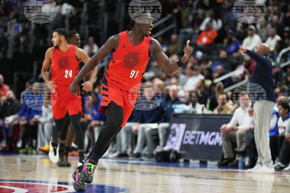 Trail Blazers Pistons Basketball