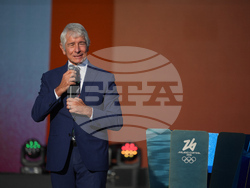 Italy Olympics Milan Cortina Flame