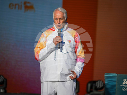 Italy Olympics Milan Cortina Flame