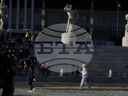 Italy Olympics Milan Cortina Flame