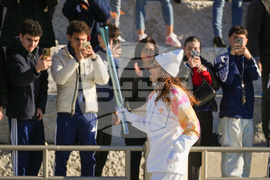 Italy Olympics Milan Cortina Flame